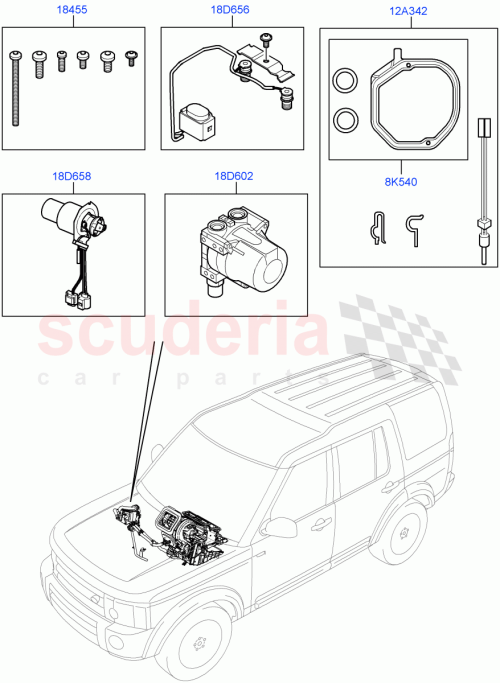 Part Diagram for Land Rover LR032297