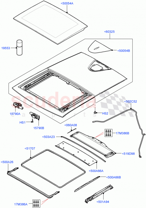 Part Diagram for Land Rover LR134628