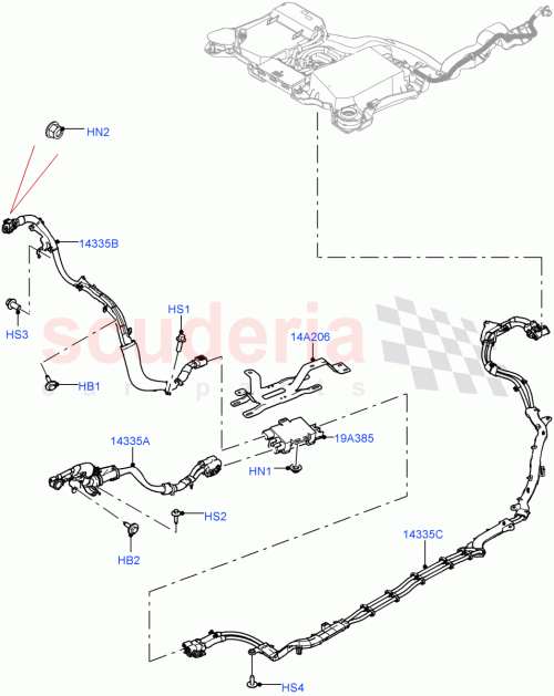 Part Diagram for Land Rover LR149100