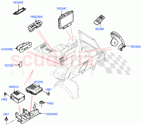 Part Diagram for Land Rover LR110222