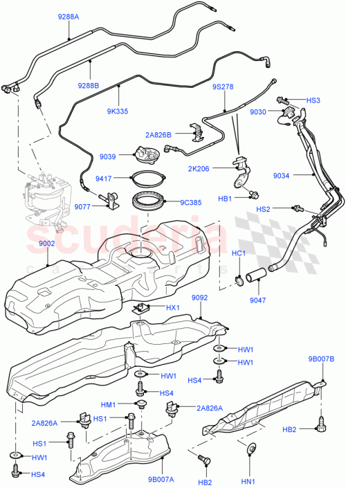 Part Diagram for Land Rover LR013824