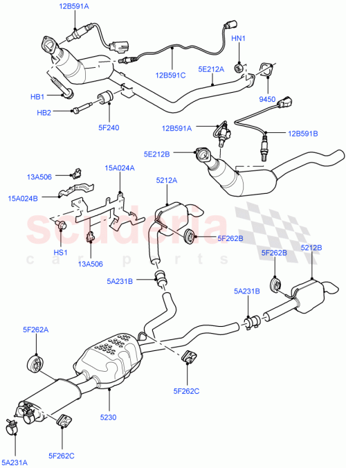Part Diagram for Land Rover LR013660