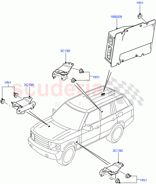 Part Diagram for Land Rover LR025881