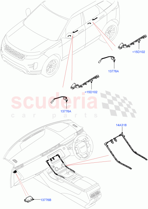 Part Diagram for Land Rover LR117829