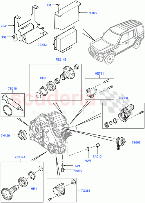 Part Diagram for Land Rover LR052217