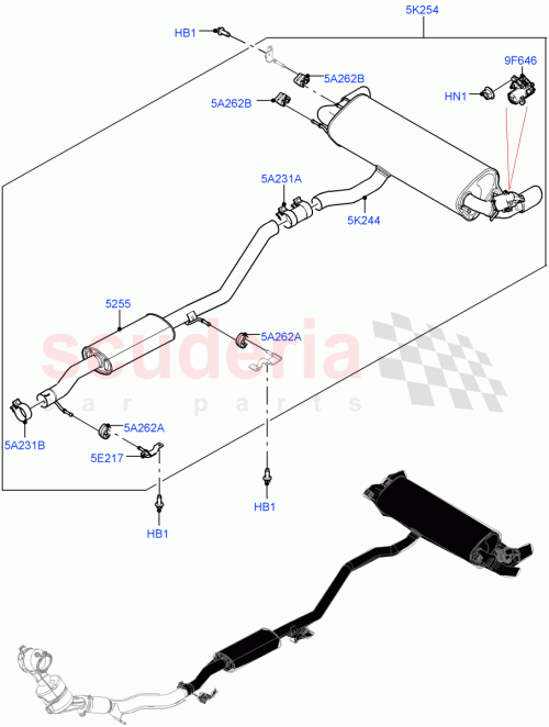 Part Diagram for Land Rover LR110336