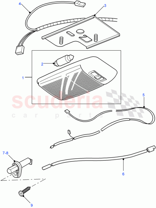 Part Diagram for Land Rover YMK000472