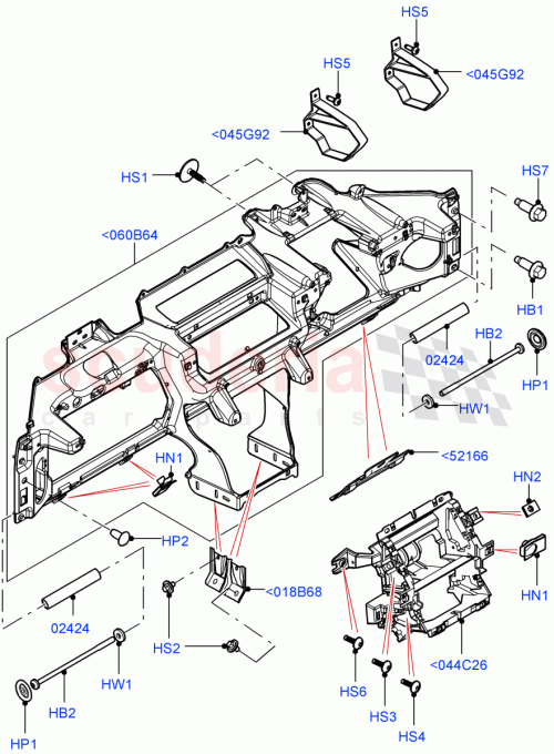Part Diagram for Land Rover LR026084