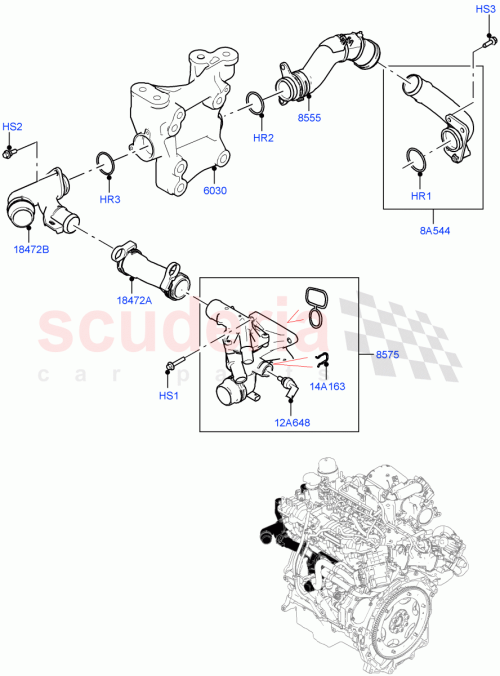 Part Diagram for Land Rover LR115274