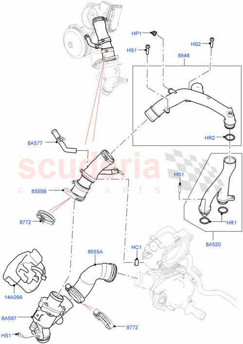 Part Diagram for Land Rover LR032135