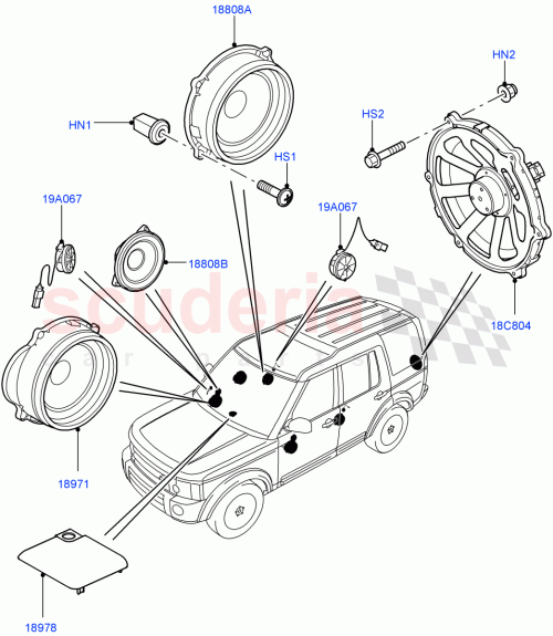 Part Diagram for Land Rover LR029723