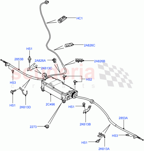 Part Diagram for Land Rover SPV500070