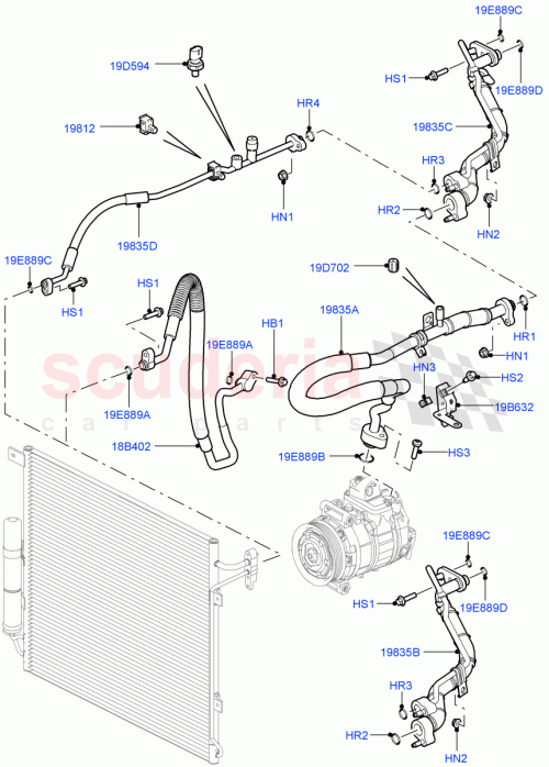 Part Diagram for Land Rover LR013879