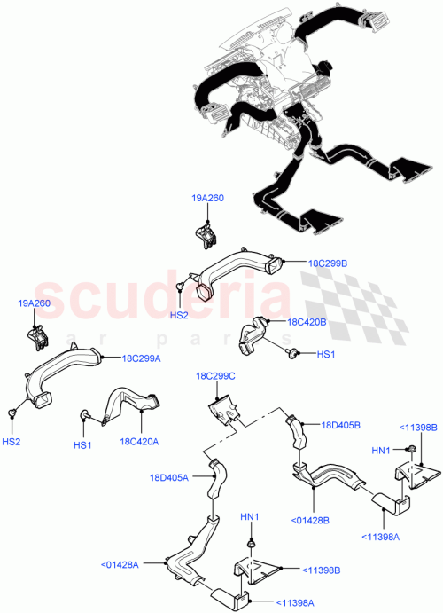 Part Diagram for Land Rover LR072605