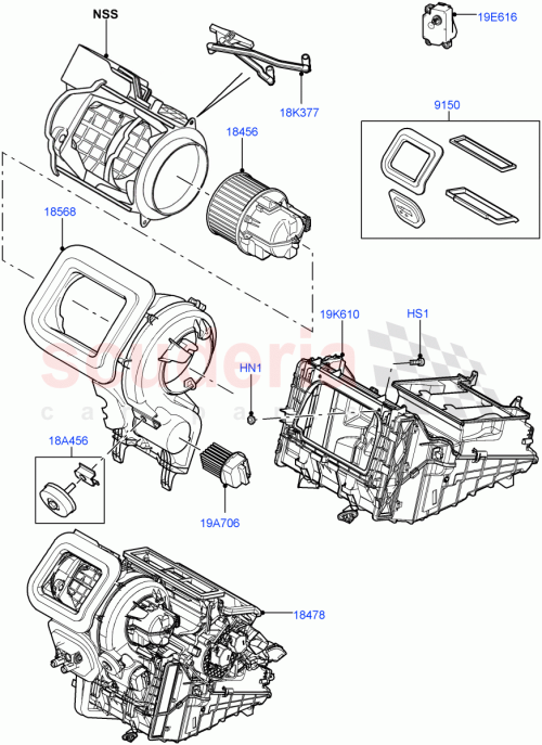Part Diagram for Land Rover LR107396