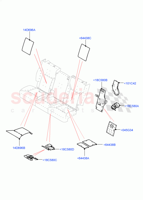 Part Diagram for Land Rover LR081170