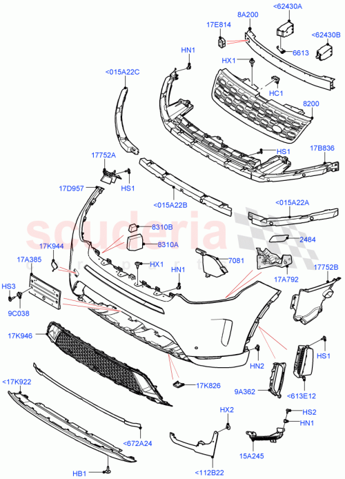 Part Diagram for Land Rover LR127552
