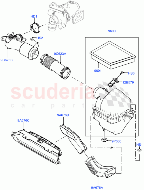 Part Diagram for Land Rover LR141905
