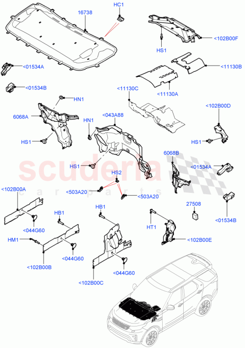 Part Diagram for Land Rover LR148352
