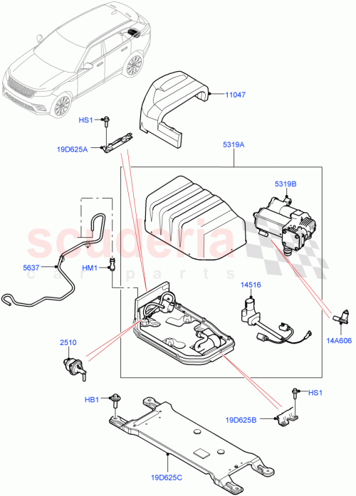 Part Diagram for Land Rover LR141852