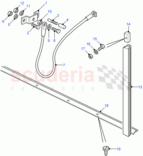 Part Diagram for Land Rover 332146