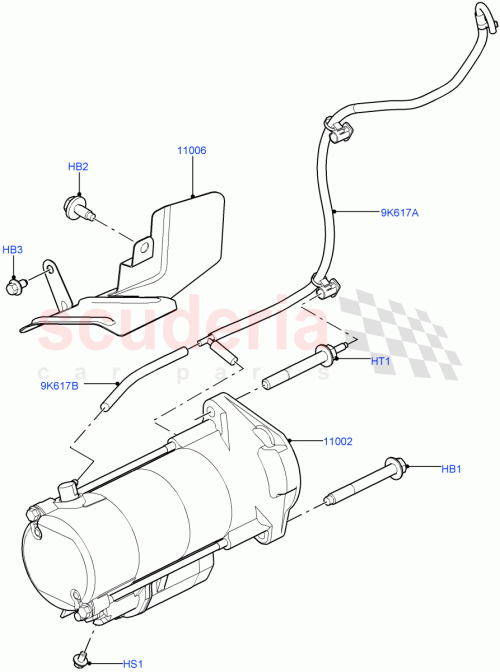 Part Diagram for Land Rover LR034018