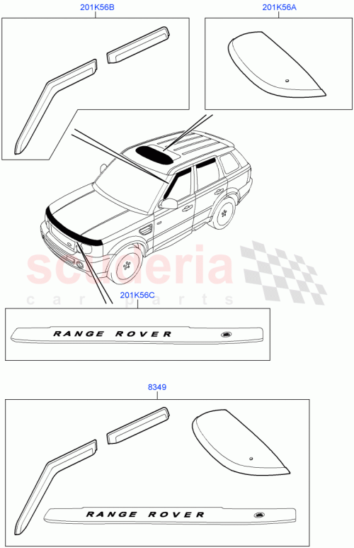 Part Diagram for Land Rover LR006515