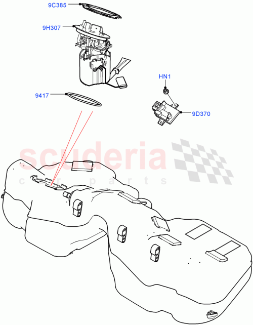 Part Diagram for Land Rover LR105290
