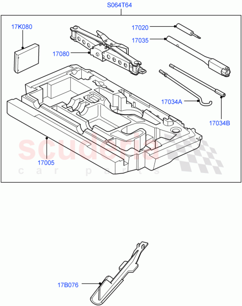 Part Diagram for Land Rover KAH500012
