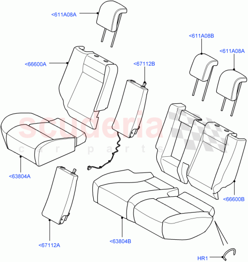 Part Diagram for Land Rover LR030598