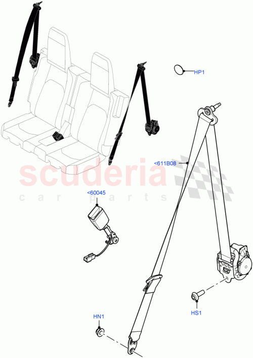Part Diagram for Land Rover LR132098