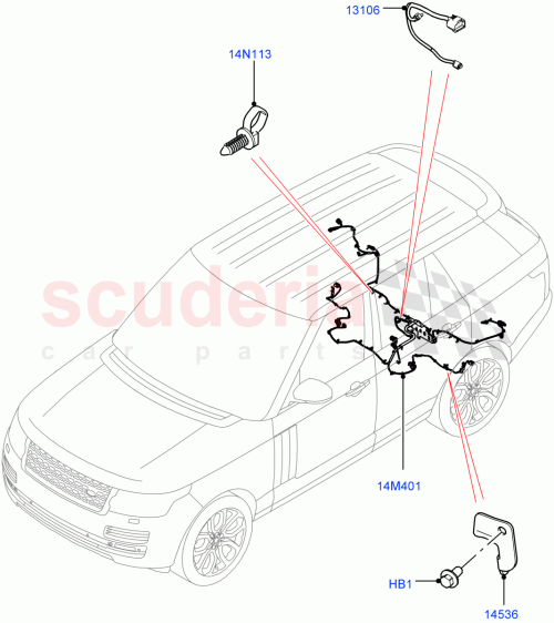 Part Diagram for Land Rover LR053488
