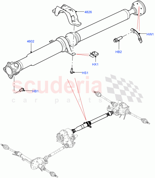 Part Diagram for Land Rover LR092696