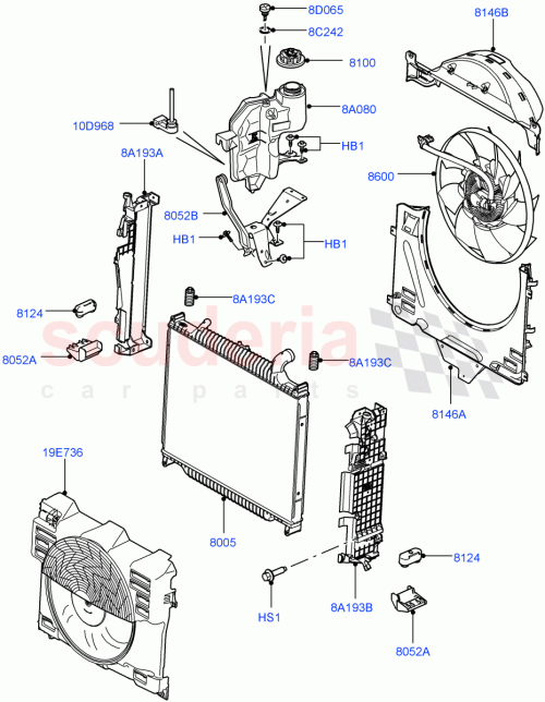 Part Diagram for Land Rover LR011455