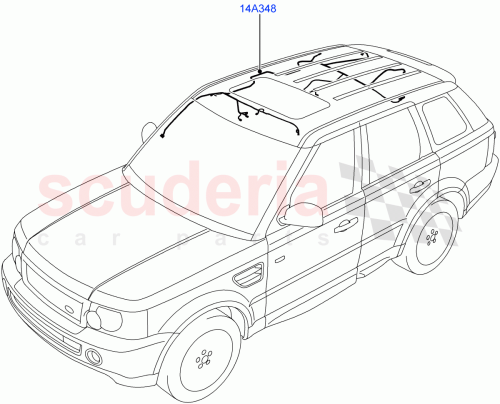 Part Diagram for Land Rover YMK500724