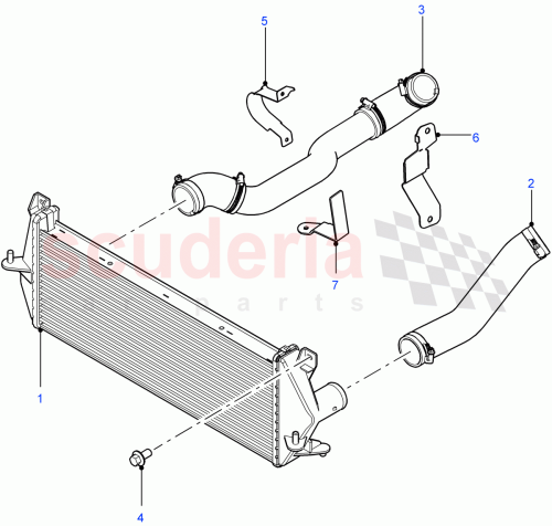 Part Diagram for Land Rover LR062121