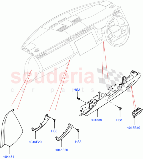 Part Diagram for Land Rover LR167005