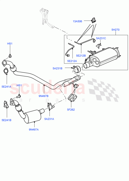 Part Diagram for Land Rover LR030330