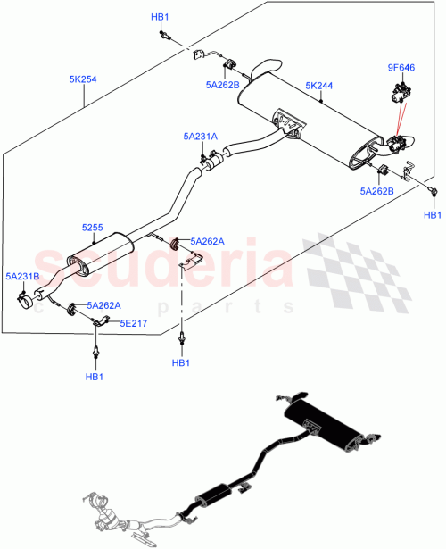 Part Diagram for Land Rover LR138693