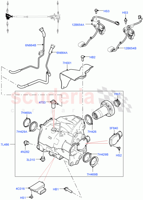 Part Diagram for Land Rover LR117556