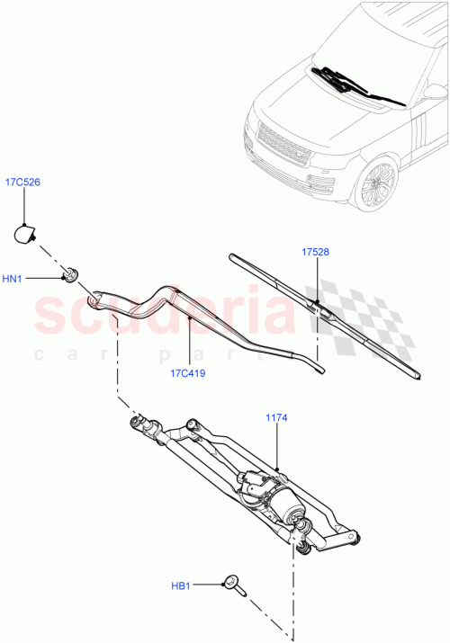 Part Diagram for Land Rover LR113390