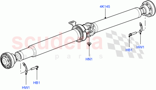 Part Diagram for Land Rover TVB500530