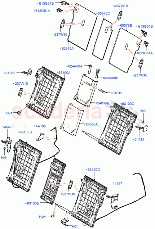 Part Diagram for Land Rover LR092492