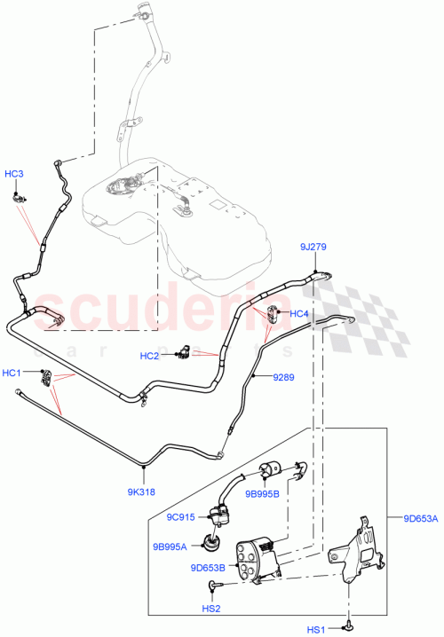 Part Diagram for Land Rover LR143248