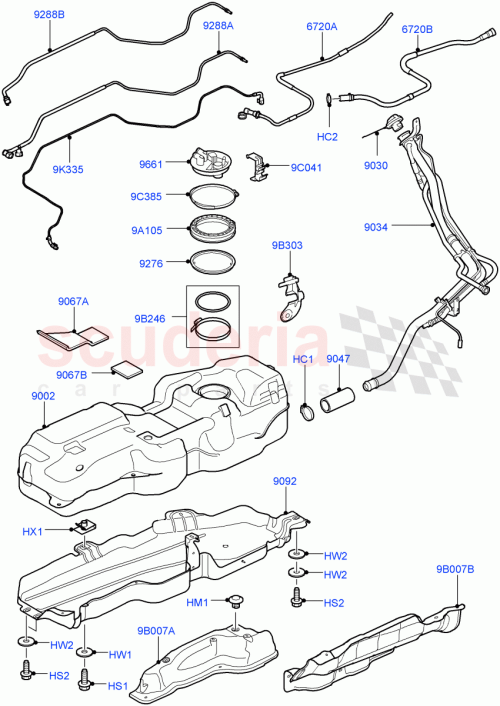 Part Diagram for Land Rover LR021560