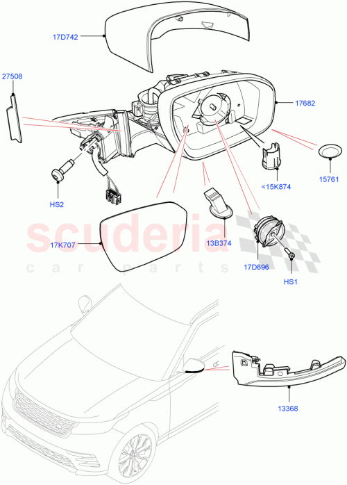 Part Diagram for Land Rover LR155643