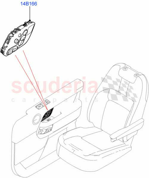 Part Diagram for Land Rover LR128536