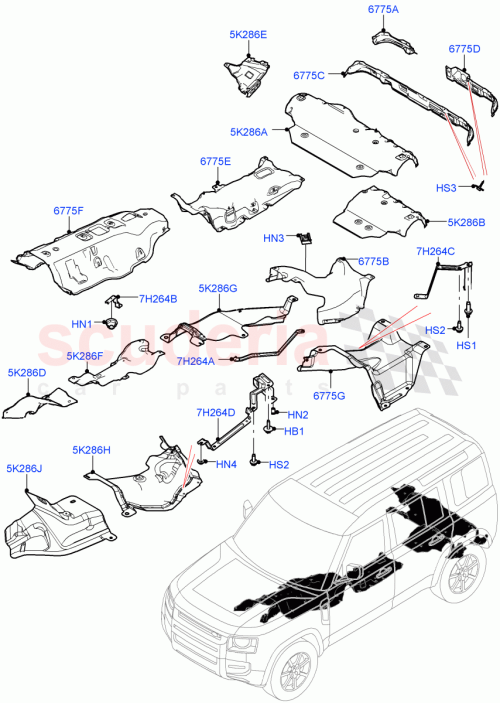 Part Diagram for Land Rover LR139956