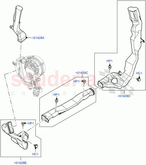 Part Diagram for Land Rover LR129892