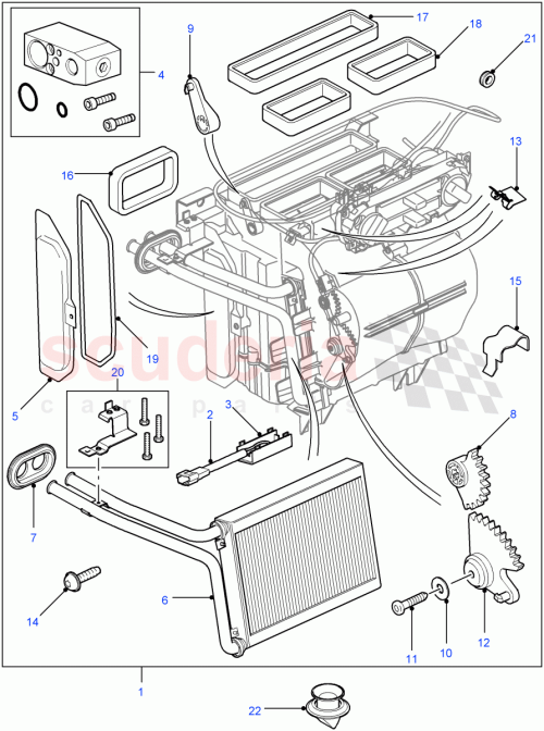 Part Diagram for Land Rover JQD500070